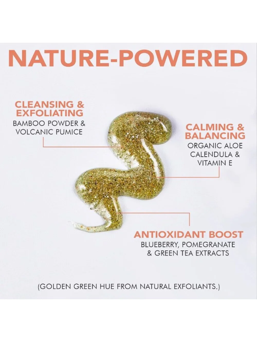 Gentle Exfoliating Face Scrub & Wash | Natural Organic Cleansing Exfoliator